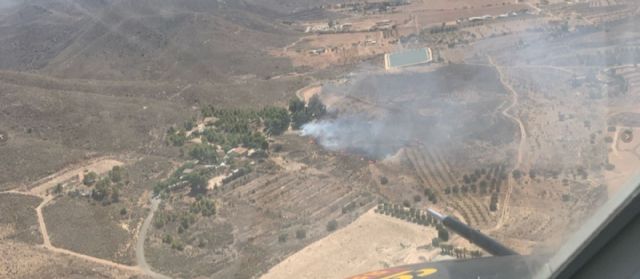 Incendio forestal en paraje las Majallanas de Purias - 1, Foto 1