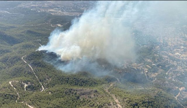 Incendio declarado en el paraje del Sequén, La Alberca - 1, Foto 1