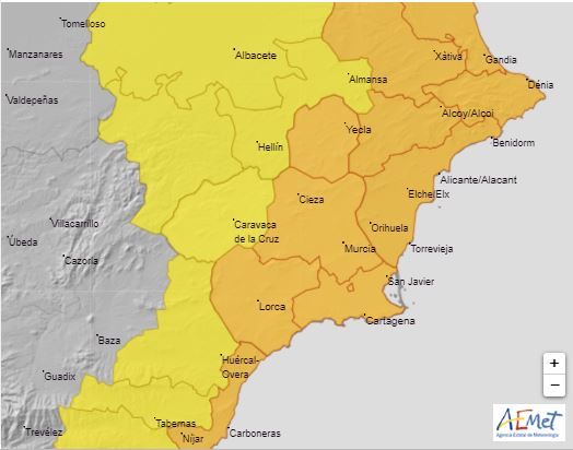 Meteorología emite aviso de fenómeno adverso nivel naranja por lluvias que pueden llegar a los 30 litros en una hora y tormentas - 1, Foto 1