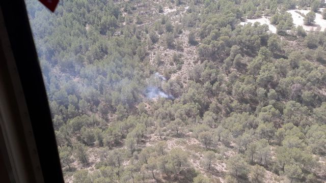 Conato de incendio forestal en la Sierra del Carche - 1, Foto 1