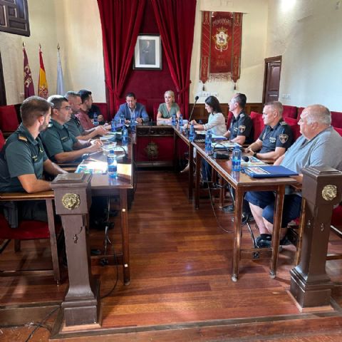 Celebrada la Junta Local de Seguridad Ciudadana para las Fiestas Patronales de Mula con la participación de la delegada del Gobierno - 1, Foto 1