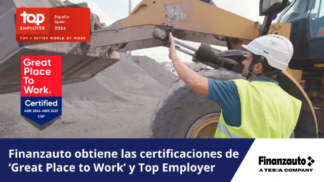 Finanzauto obtiene las certificaciones de ‘Great Place to Work’ y Top Employer - 1, Foto 1