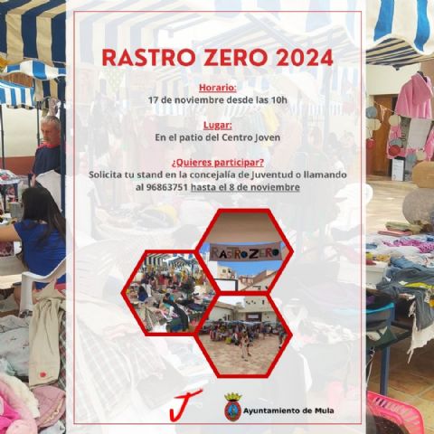 JUVENTUD | El Ayuntamiento de Mula organiza el mercadillo de segunda mano Rastro Zero para promover el consumo responsable y el cuidado del medioambiente - 1, Foto 1