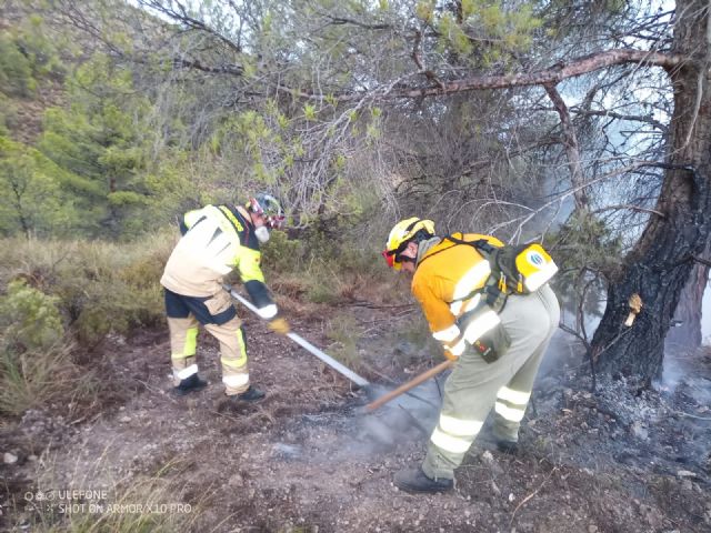 Incendio declarado en el paraje del Cerro Gordo, en Caravaca de la Cruz - 1, Foto 1