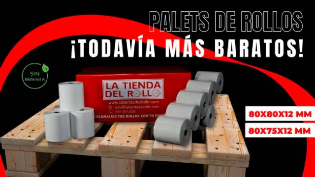 La Tienda del Rollo ofrece palets de papel térmico todavía más baratos - 1, Foto 1