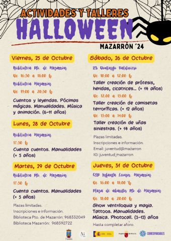 El Ayuntamiento de Mazarrón organiza actividades para celebrar Halloween - 1, Foto 1