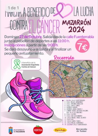 Este próximo 27 de octubre se celebrará la tradicional ´Marcha en la lucha contra el Cáncer´ - 1, Foto 1