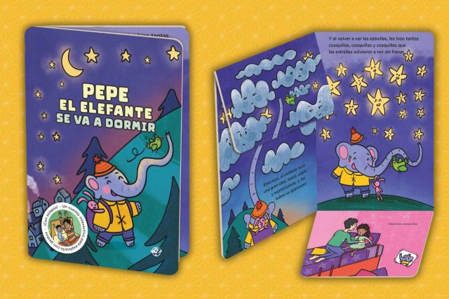 Llega a las librerías ´Pepe el elefante se va a dormir´, un nuevo concepto de libro interactivo para niños de 2 a 4 años - 1, Foto 1