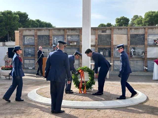 La AGA celebra el Día de los Caídos por España con un acto solemne en el recinto militar del cementerio de San Javier - 1, Foto 1