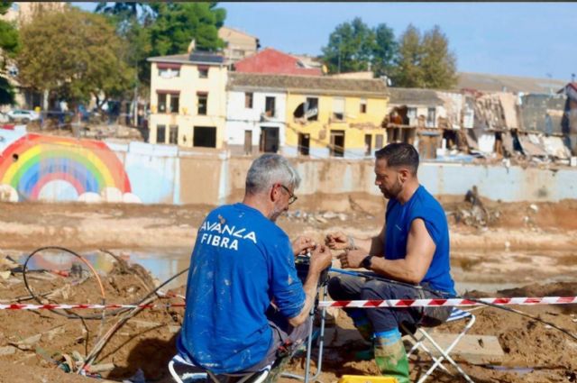 Avanza Fibra recuperará en las próximas horas el 100% de la red propia de internet devastada por la DANA - 1, Foto 1