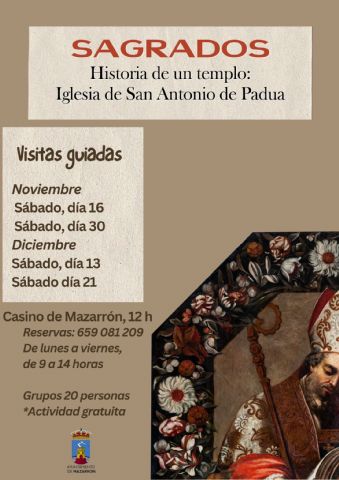 Cultura organiza cuatro visitas guiadas a la exposición ´SAGRADOS, Historia de un templo´ - 1, Foto 1