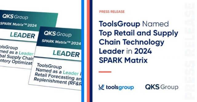 ToolsGroup es reconocido como líder tecnológico por QKS Group en SPARK Matrix™ 2024 - 1, Foto 1