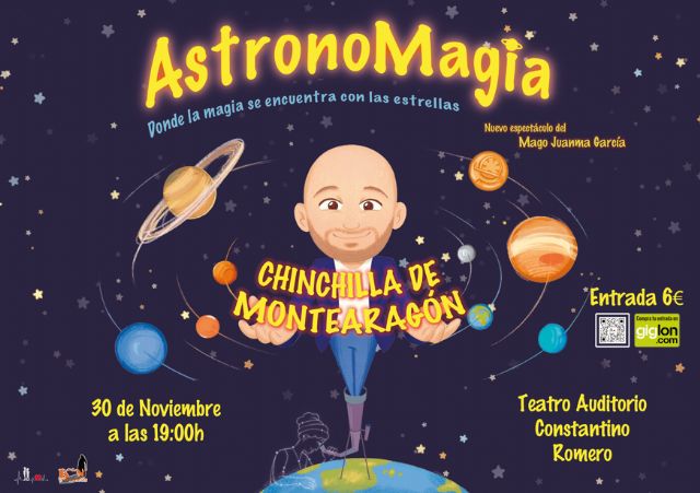 El Mago Juanma García lleva Astronomagia, donde la magia se encuentra con las estrellas al Teatro Auditorio Constantino Romero: magia, ciencia y humor para toda la familia - 1, Foto 1