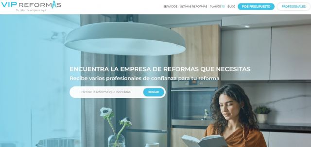 VIP Reformas lanza su nueva web con un diseño que facilita encontrar las mejores empresas de reformas rápidamente - 1, Foto 1