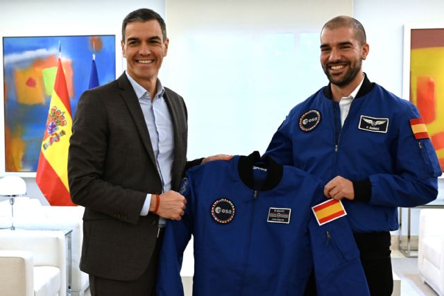 Pedro Sánchez recibe al astronauta español Pablo Álvarez - 1, Foto 1