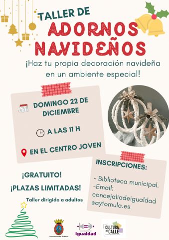 Taller de adornos navideños: una actividad para unir a las mujeres del municipio - 1, Foto 1