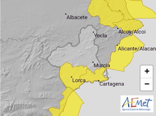 Contina la alerta amarilla por lluvias hasta las 21:00 h, Foto 1