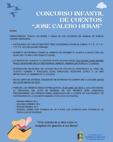 Concurso Infantil de cuentos Jos Calero Heras 2025, Foto 1