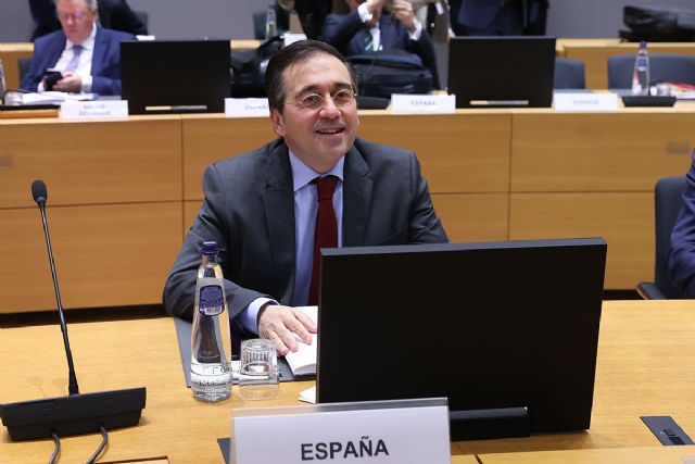 Albares llama a la unidad y la cohesión de la Alianza y urge a la vuelta a la negociación y al fin de las hostilidades en Oriente Medio Albares llama a la unidad y la cohesión de la Alianza y urge a la vuelta a la negociación y al fin de las hostilidades en Oriente Medio