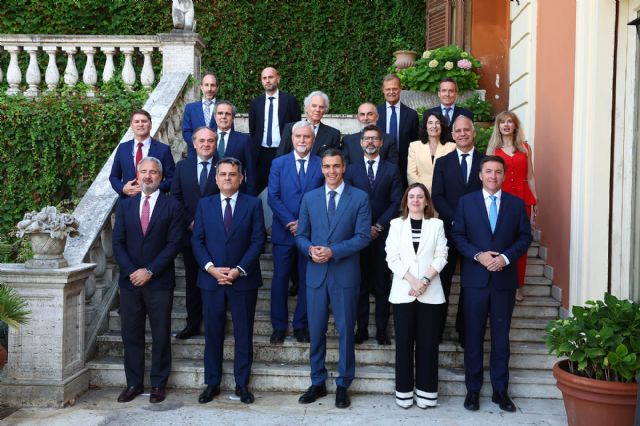 Pedro Sánchez pone en valor el potencial de la colaboración empresarial entre España e Italia Pedro Sánchez pone en valor el potencial de la colaboración empresarial entre España e Italia