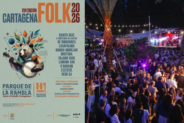 La música de raíz del festival Cartagena Folk marca la agenda del fin de semana La música de raíz del festival Cartagena Folk marca la agenda del fin de semana