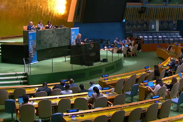 Grande-Marlaska expone en Naciones Unidas el modelo que ha situado a España 'entre los países con mejores resultados del mundo' en seguridad vial Grande-Marlaska expone en Naciones Unidas el modelo que ha situado a España 'entre los países con mejores resultados del mundo' en seguridad vial