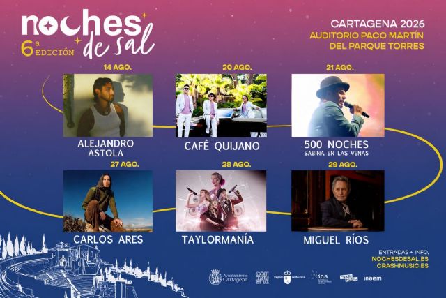 Este mes de agosto vuelven las Noches de Sal Este mes de agosto vuelven las Noches de Sal