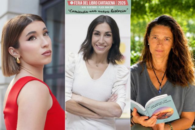 Rebeca Stones, Alma Obregón y Ana Alemany cierran este domingo la Feria del Libro de Cartagena Rebeca Stones, Alma Obregón y Ana Alemany cierran este domingo la Feria del Libro de Cartagena