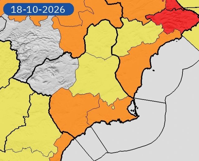 Alhama en alerta naranja este domingo por lluvias y tormentas Alhama en alerta naranja este domingo por lluvias y tormentas