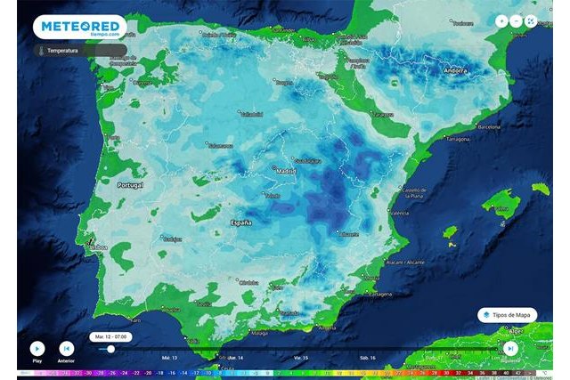 Esta madrugada se han alcanzado los -30 °C en algunas zonas del país., Foto 1