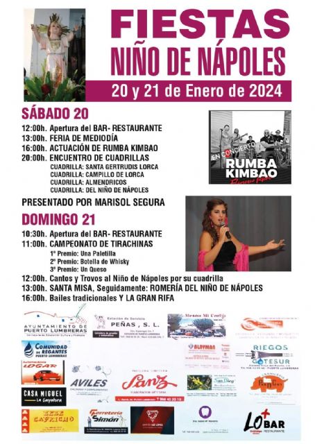 Puerto Lumbreras celebrará las fiestas del Niño de Nápoles el próximo fin de semana - 1, Foto 1