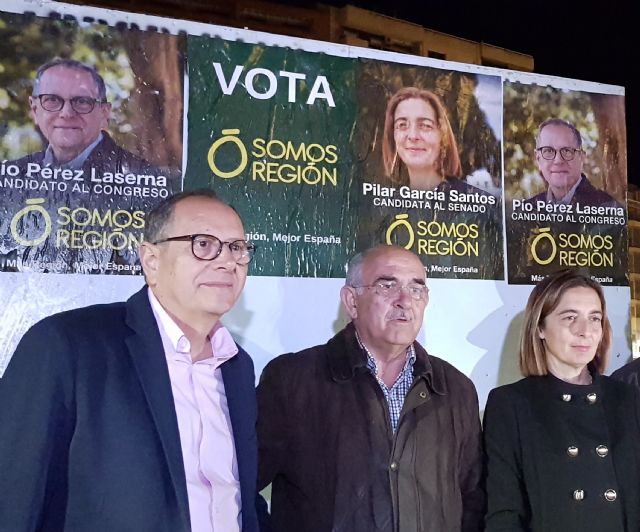 Agua, infraestructuras y financiación, son los tres ejes sobre los que gira la campaña de Somos Región para las elecciones del 28 de abril a las que concurrimos centrados en la Región de Murcia - 1, Foto 1