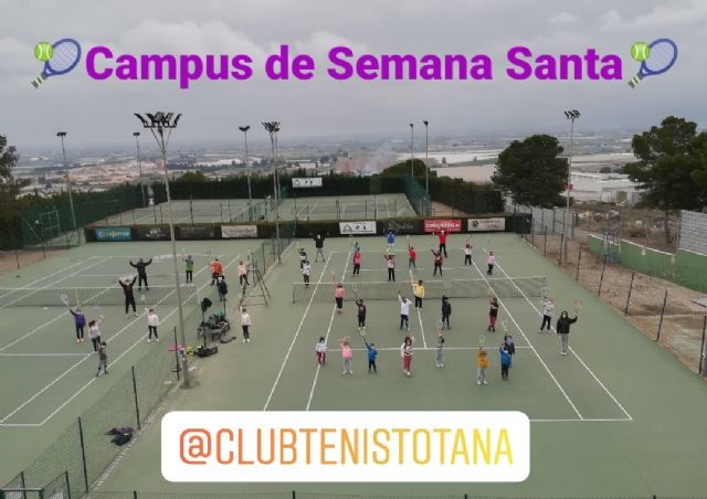 [Finaliza el Campus de Semana Santa en el Club de Tenis Totana