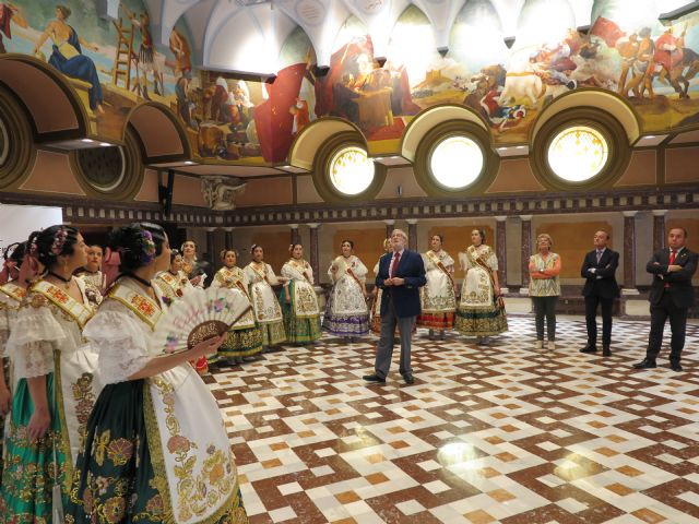 La Reina de la Huerta y su corte de honor visitan la Asamblea Regional - 4, Foto 4