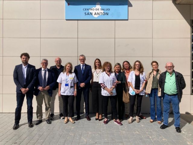 Pedreño conmemora el Día Nacional de la Atención Primaria con una visita al centro de salud de San Antón, en Cartagena - 1, Foto 1