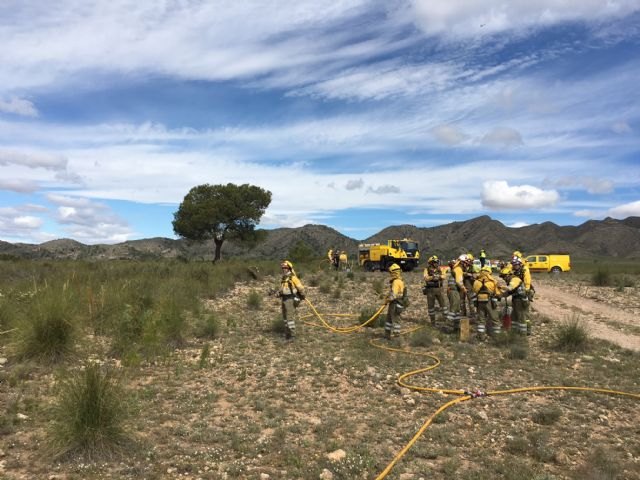 Efectivos del Plan Infomur se ejercitan con la UME en la lucha contra incendios forestales - 2, Foto 2