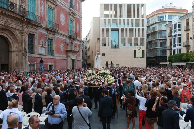 La Virgen Peregrina de Fátima congrega a miles de fieles en la Plaza de la Catedral - 2, Foto 2