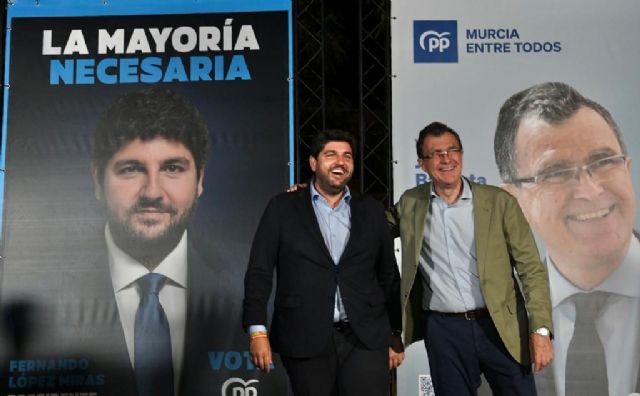 López Miras: Necesitamos la mayoría necesaria para asegurar el futuro de la Región de Murcia - 1, Foto 1