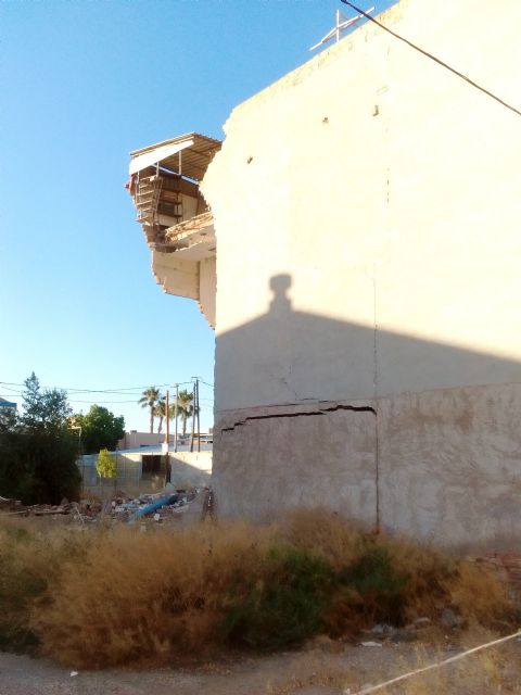 Ahora Murcia alerta del peligro que supone el edificio de la carretera de santa catalina semiderruido tras las lluvias de diciembre - 5, Foto 5