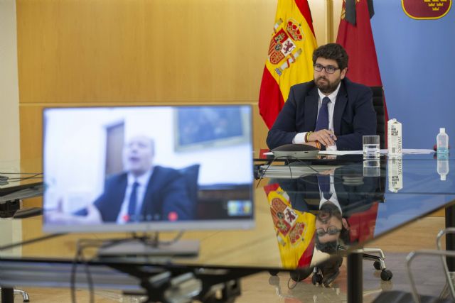 López Miras reclama al Ministerio más medios para la Administración de Justicia regional - 1, Foto 1