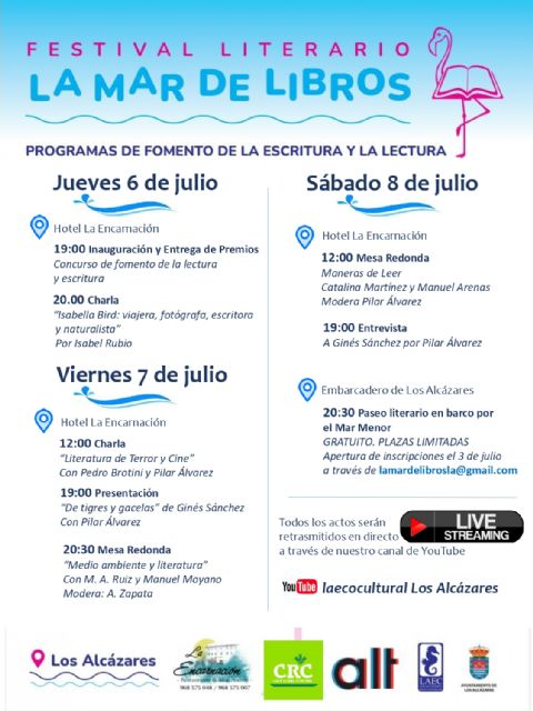 Vuelve 'La Mar de Libros', el festival literario de referencia de Los Alcázares - 3, Foto 3