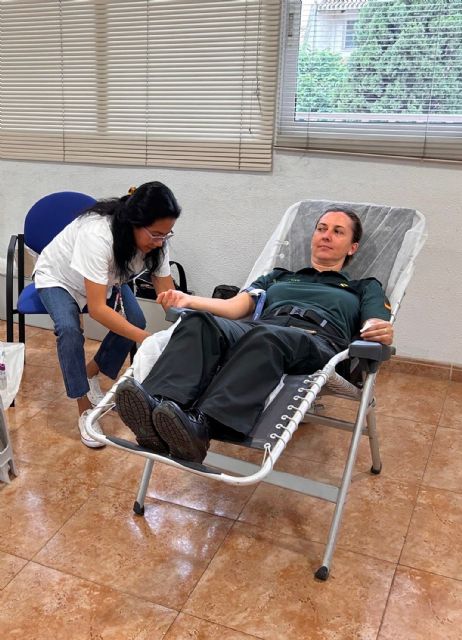 La Guardia Civil colabora altruistamente en la campaña de donación de sangre en Murcia - 3, Foto 3