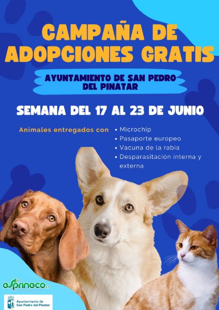 El Ayuntamiento y Esprineco ponen en marcha una nueva campaña de adopciones gratuita - 1, Foto 1