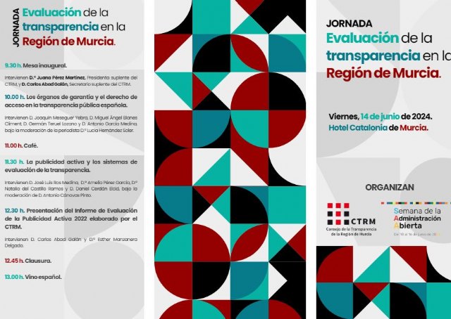 El Consejo de Transparencia de la Región de Murcia celebrará una jornada dedicada a la evaluación de la transparencia pública autonómica - 1, Foto 1