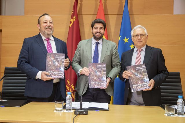 López Miras preside en el acto de presentación del Anuario del Colegio de Periodistas de la Región de Murcia - 1, Foto 1