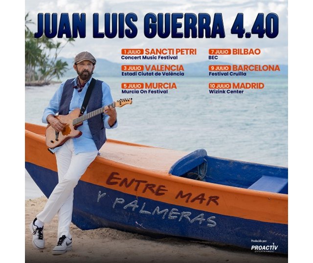 Juan Luis Guerra 4.40 pone punto final a su gira Entre mar y palmeras 2022 - 1, Foto 1