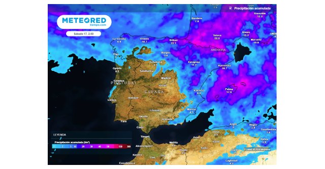 Alertan de una DANA que puede dejar lluvias muy fuertes y varios fenómenos adversos - 1, Foto 1