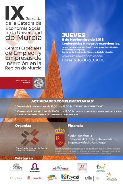 IX Jornada de la Cátedra de Economía Social de la Universidad de Murcia - 1, Foto 1