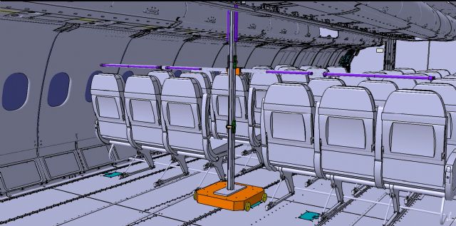 CT desarrolla FlightSafe, un sistema automatizado por luz UV-C de desinfección para el interior de las aeronaves comerciales - 1, Foto 1