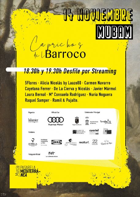 El Mubam acoge el desfile 'Caprichos del Barroco' que cierra Murcia Pasarela Mediterránea 2020 - 1, Foto 1